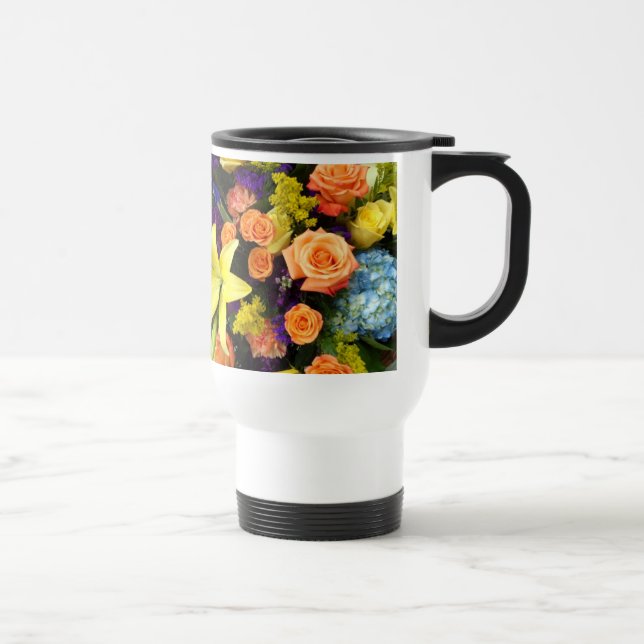 Caneca Térmica Buquê Colorido (Direita)
