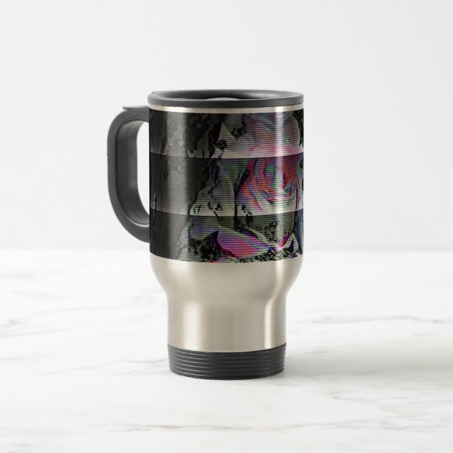 Caneca Térmica Buquê Techno (Frente Esquerda)