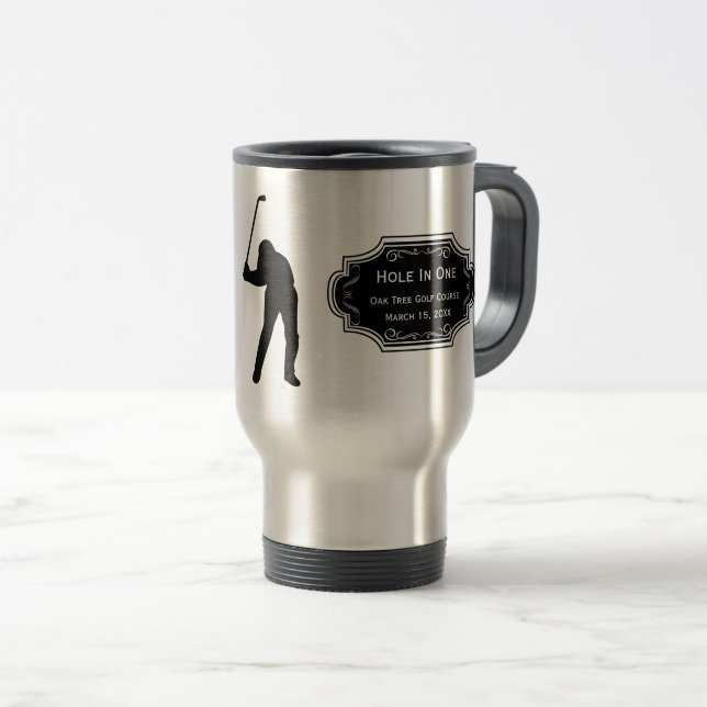 Caneca Térmica Buraco Personalizado Em Uma Caverna De Um Homem, A (Frente Esquerda)