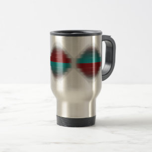 Caneca Térmica Burgundy teal no cinza