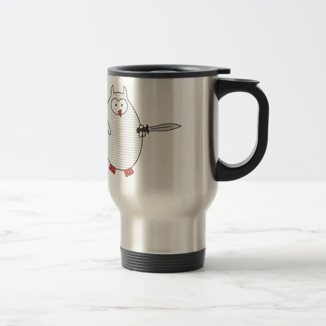 Caneca Térmica Buzina da disputa do cavaleiro (Direita)