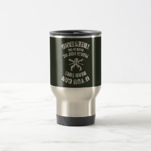 Caneca Térmica Caça engraçada, presente cómico do provérbio d