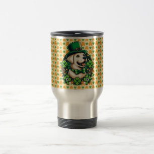 Caneca Térmica Cachorro Justo do Dia de São Patrício
