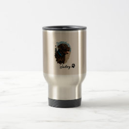 Caneca Térmica Cachorro Labrador de Chocolate Bonito - Bailey | P