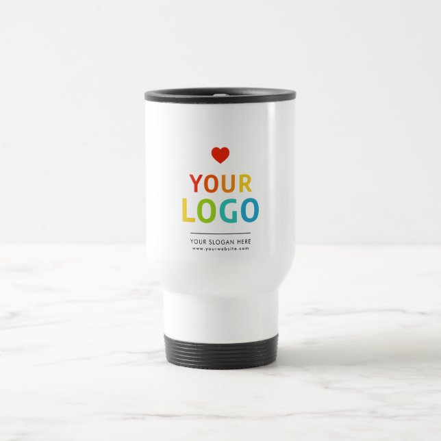 Caneca Térmica Cachorro personalizado| Logotipo da sua empresa (Centro)
