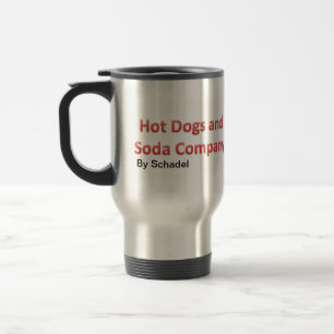 Caneca Térmica Cachorros quentes e Soda Empresa