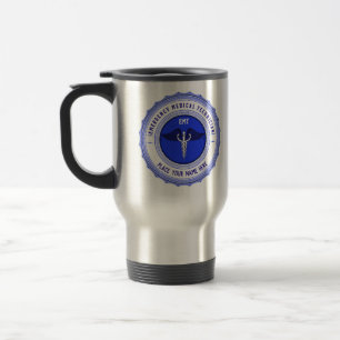 Caneca Térmica Caduceus de paramédicos EMT Personalizados