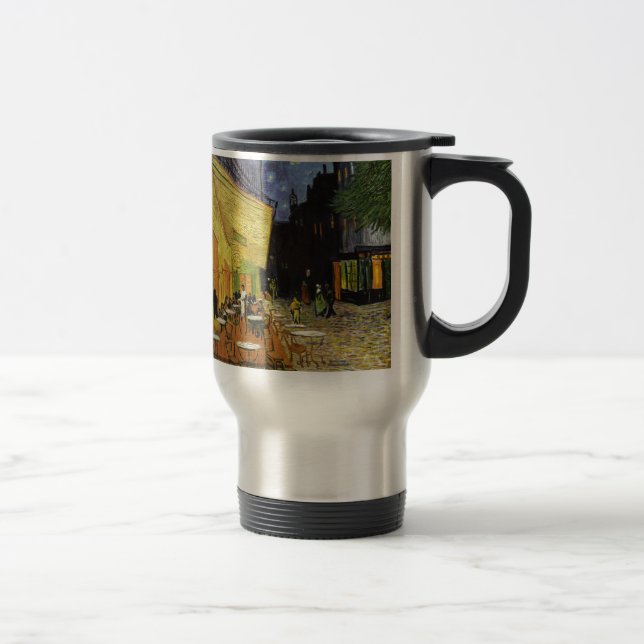 Caneca Térmica Café da Noite de Van Gogh (Direita)