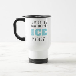 Caneca Térmica Café de Protesto Anti ICE Personalizado