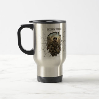 Caneca Térmica Café Dupla Exposição Soldado de Volta da Guerra M