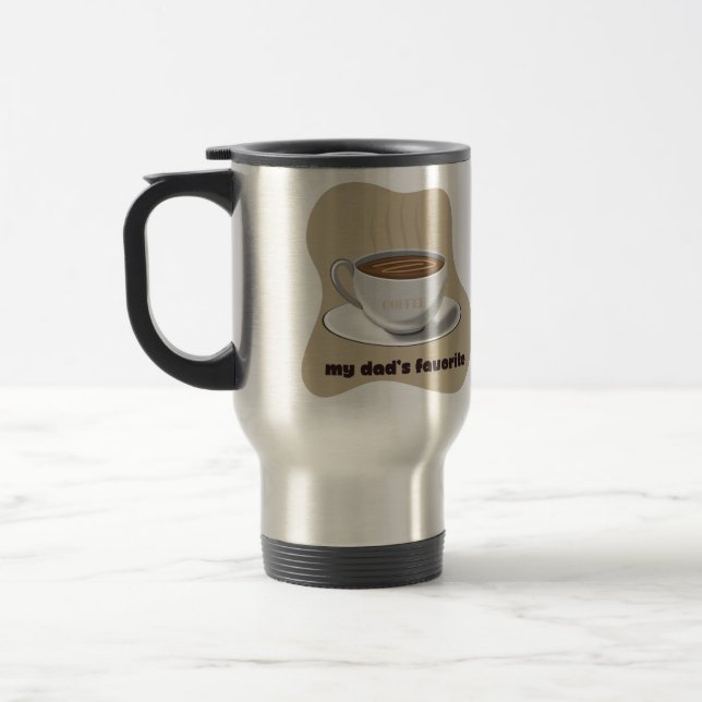 Caneca Térmica Café é o meu favorito do Pai (Esquerda)