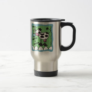 Caneca Térmica Café e Vaca de Creme