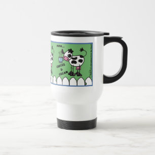 Caneca Térmica Café e Vaca de Creme