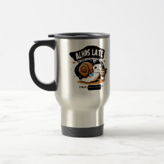 Caneca Térmica Café Forte Para Pessoa Atrasada
