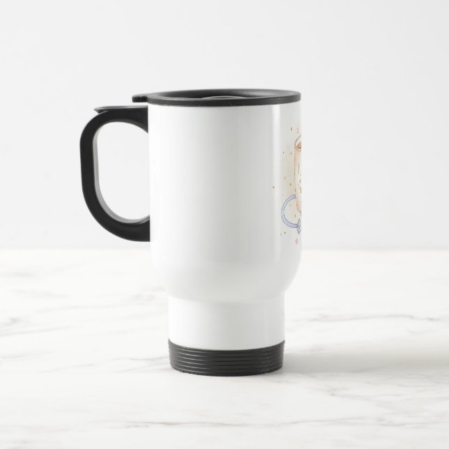 Caneca Térmica Café, Jalecos & Gentileza  (Esquerda)