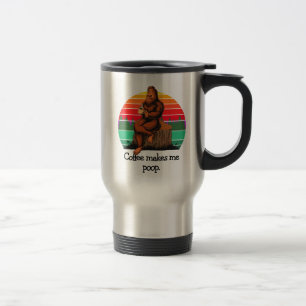 Caneca Térmica Café Me Torna Bigfoot Sasquatch Engraçado 15oz