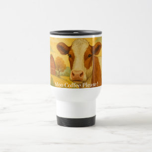 Caneca Térmica Café Moo, Por Favor!