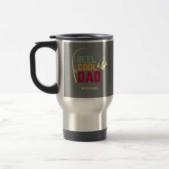 Caneca Térmica Café Personalizado Pesca (Esquerda)