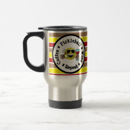 Caneca Térmica Café, Pickleball, Vinho, Repetir Viciado em Pickle