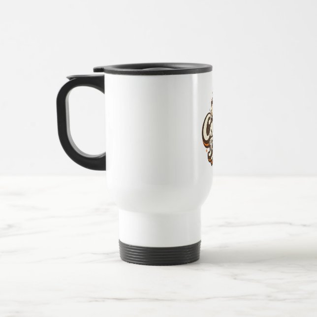 Caneca Térmica Café Primeiro – Camiseta Divertida para Amantes de (Esquerda)