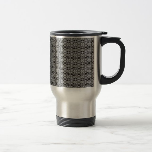 Caneca Térmica Calidoscópio cinza (Direita)