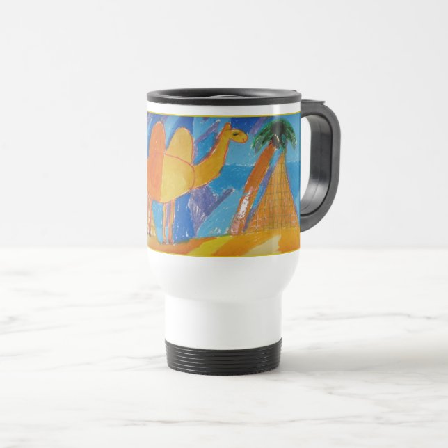 Caneca Térmica Camel Art by Kids (Frente Esquerda)