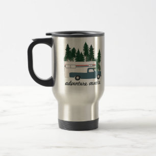 Caneca Térmica Caminhão Camper RV Motohome Camping RVing Árvores