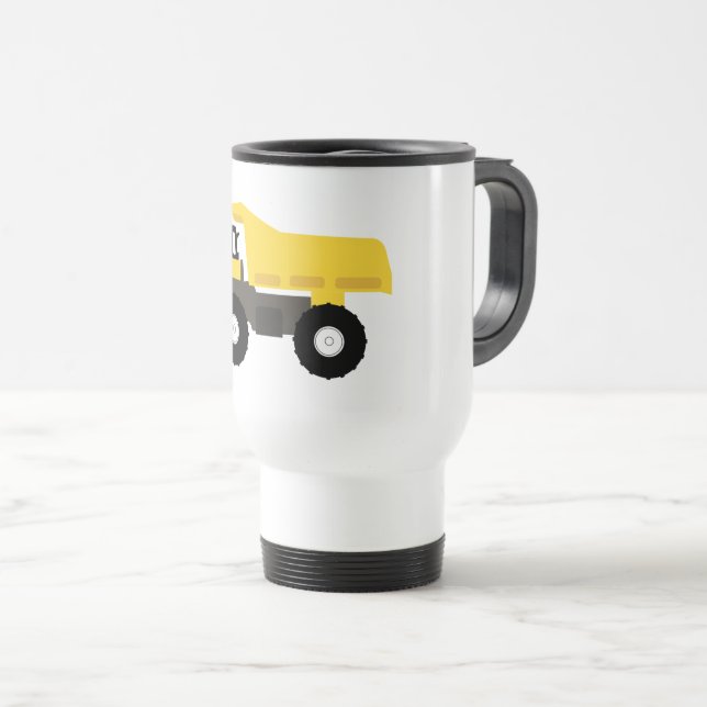 Caneca Térmica Caminhões De Bombeiros (Frente Esquerda)