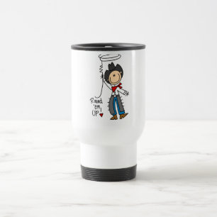 Caneca Térmica Camisas de Cowboy e Presentes Round Em Up