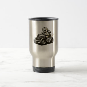 Caneca Térmica Camisas Tri-Blend de tartaruga de desenho animado 