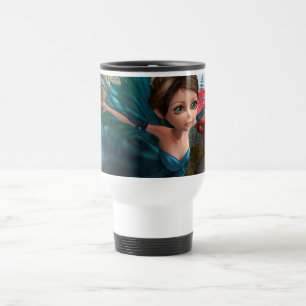 Caneca Térmica Camiseta Borboleta Fada Pequenina Voadora