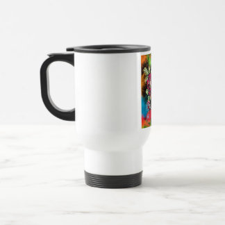 Caneca Térmica camiseta de flor
