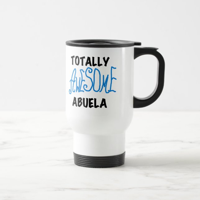 Caneca Térmica Camiseta e presentes azuis totalmente (Direita)