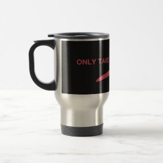 Caneca Térmica Camiseta Motivacional - Só Dê Um Passo - Minimalis