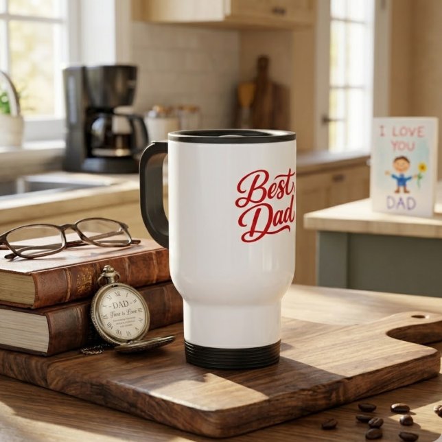 Caneca Térmica Camiseta Presente Melhor Pai de Todos os Tempos (Criador carregado)