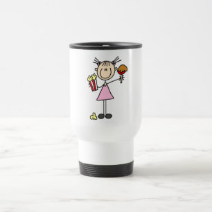 Caneca Térmica Camisetas e Presentes de Pipoca e Algodão Doce