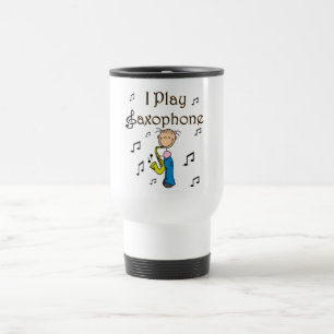 Caneca Térmica Camisetas e Presentes Eu ToCo Saxofone