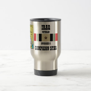 CANECA TÉRMICA CAMPAIGN STAR IRAQ VETERAN