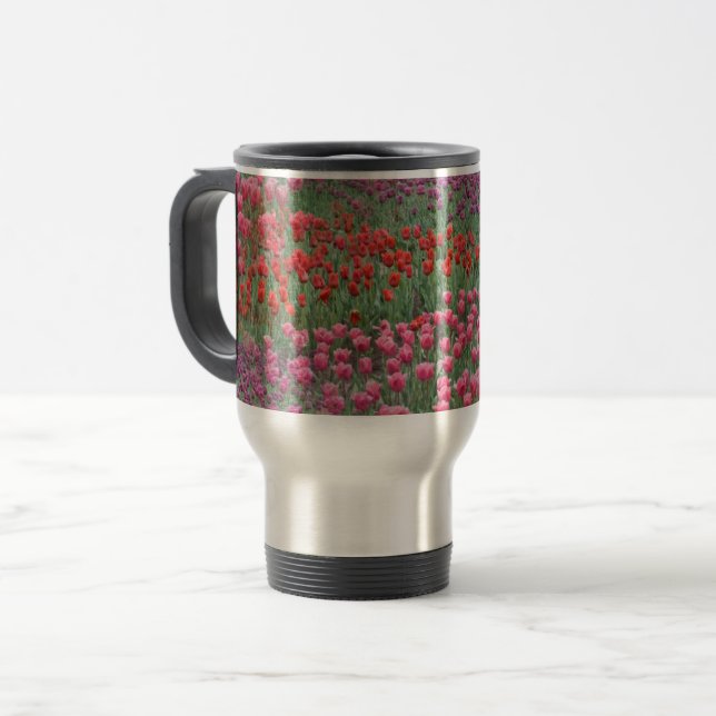 Caneca Térmica Campo De Tulipas (Frente Esquerda)
