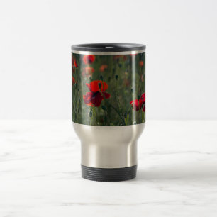 Caneca Térmica Campo Selvagem de Papoulas
