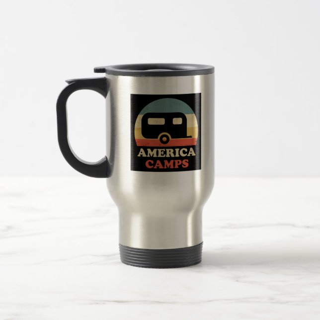 Caneca Térmica Campos clássicos dos EUA (Esquerda)