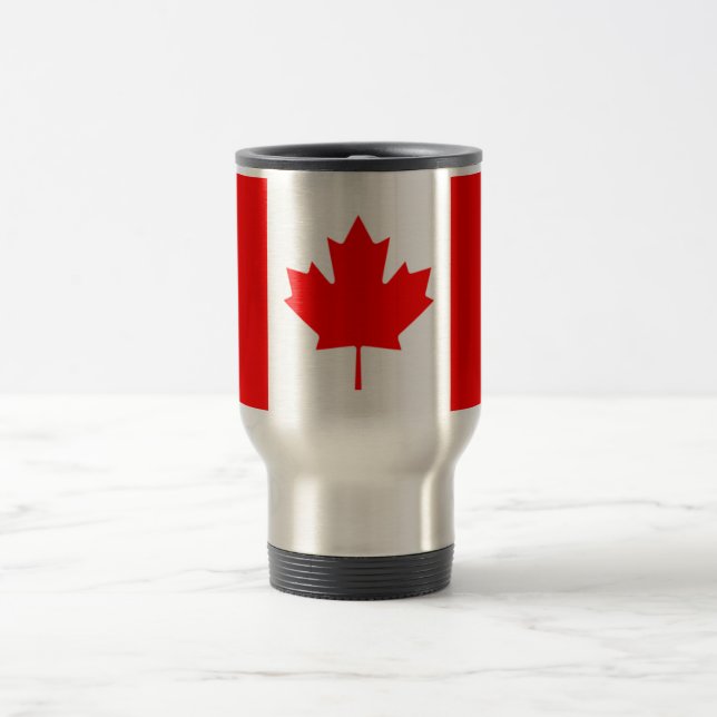 Caneca Térmica Canadá - bandeira canadense (Centro)