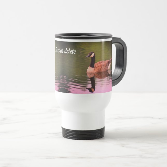 Caneca Térmica Canadá Goose Nature Personalizado (Frente Esquerda)