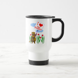 Caneca Térmica Canadense Beaver ama New Brunswick