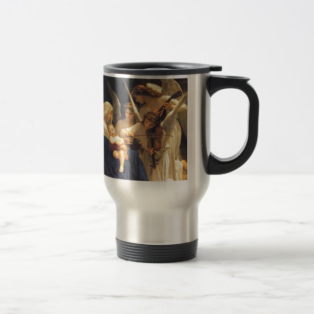 Caneca Térmica Canção dos anjos, William-Adolphe Bouguereau (Direita)