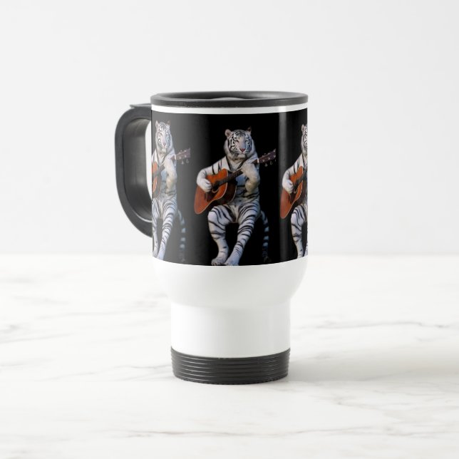 Caneca Térmica Canção Silenciosa do Tigre (Frente Esquerda)