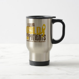 Caneca Térmica Cancer da infância EU VISTO o OURO PARA MEUS