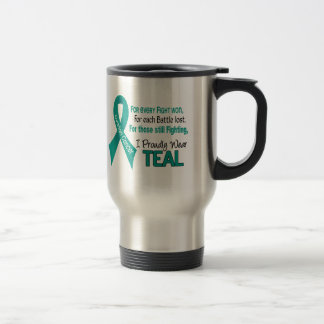 Caneca Térmica Câncer de ovário para o cada ..... eu visto