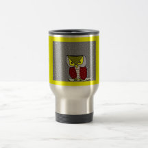 "Caneca de viagem de Winter Owl"...
