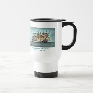 Caneca Térmica "Caneca de viagem verde dos Gnus maus" de Weenii